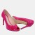 Eleganckie szpilki fuksja na podsuwce BRAVO MODA – skóra lakierowana, obcas 9,5 cm