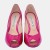 Eleganckie szpilki fuksja na podsuwce BRAVO MODA – skóra lakierowana, obcas 9,5 cm