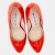 Eleganckie szpilki pomarańczowe BRAVO MODA – skóra lakierowana, obcas 9 cm