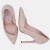Eleganckie szpilki pudrowy róż lakierowane – skóra naturalna 10,5 cm BRAVO MODA
