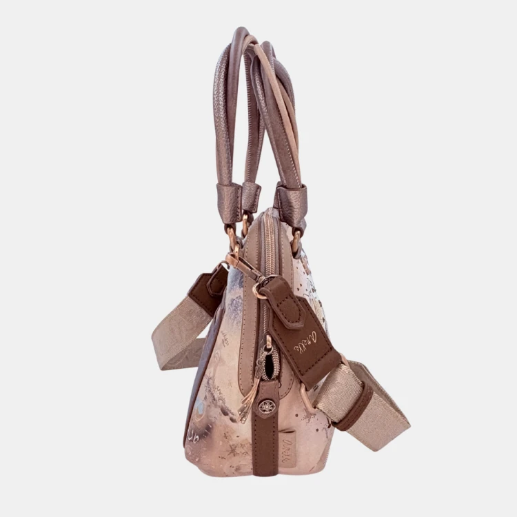 Torebka miejska Anekke Hollywood 38701-238 – ekoskóra, przypinki, błysk