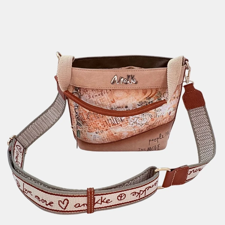 Listonoszka Anekke Peace &amp; Love 38833-424 – ekoskóra, boho, kieszeń na ściągacz