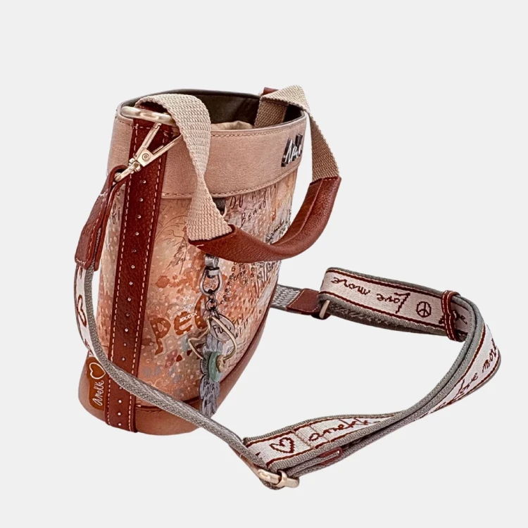 Listonoszka Anekke Peace &amp; Love 38833-424 – ekoskóra, boho, kieszeń na ściągacz