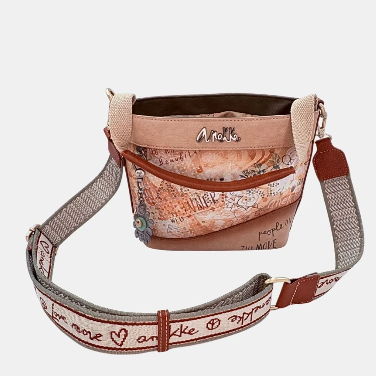 Listonoszka Anekke Peace &amp; Love 38833-424 – ekoskóra, boho, kieszeń na ściągacz