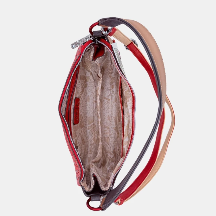 Owalna torebka Anekke Hollywood's Fashion 38791-223 – multikolor, ekoskóra, 2 paski