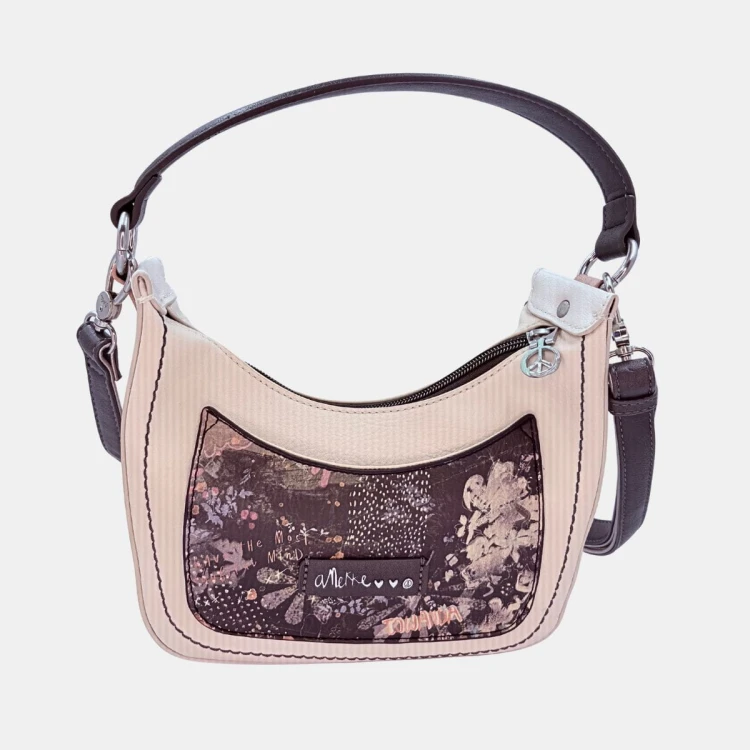 Torebka damska Anekke Peace &amp; Love 38843-409 – ekoskóra, styl boho, 2 paski