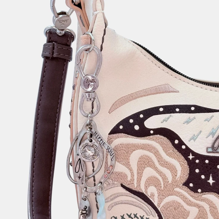 Torebka damska Anekke Peace &amp; Love 38843-409 – ekoskóra, styl boho, 2 paski