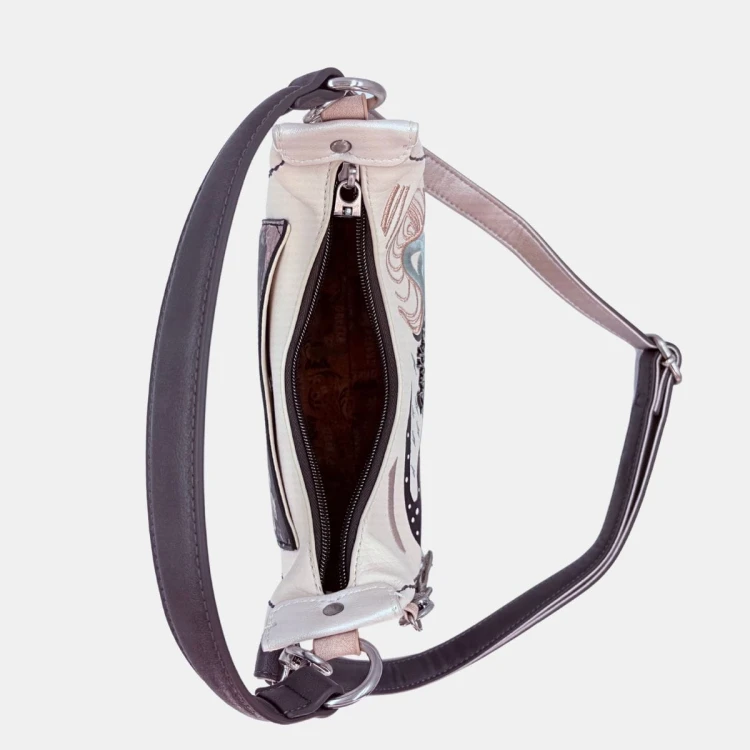 Torebka damska Anekke Peace &amp; Love 38843-409 – ekoskóra, styl boho, 2 paski