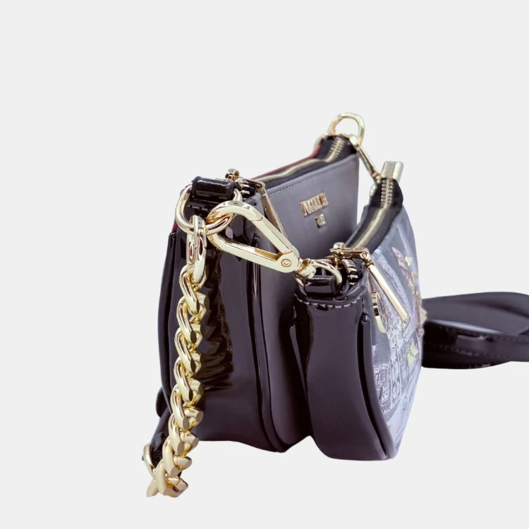 Listonoszka Nicole Lee 2w1 – multikolor, skóra ekologiczna, regulowany pasek