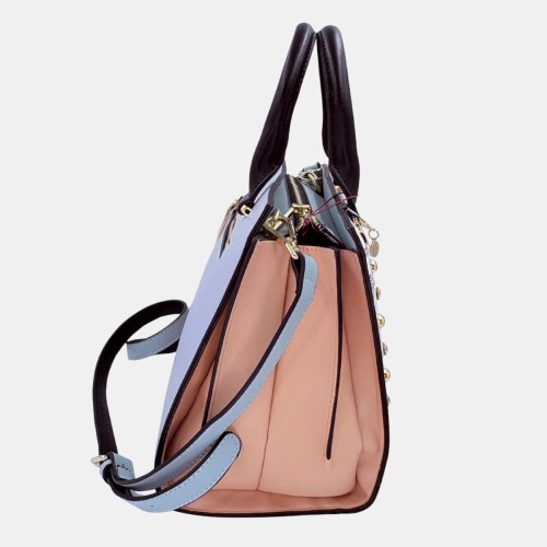 Torebka damska Nicole Lee Dreaming The City multikolor z cyrkoniami 29x21x16 cm