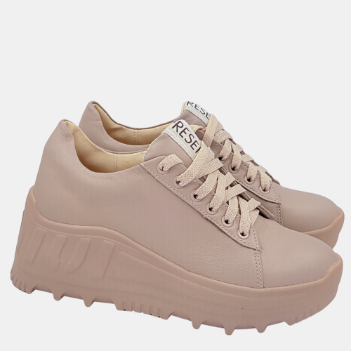 Cappuccino Urban Lift – Skórzane Sneakersy Premium