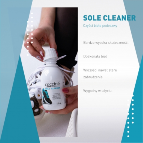 Preparat do czyszczenia białych podeszw obuwia - Cocciné Sole Cleaner 125 ml