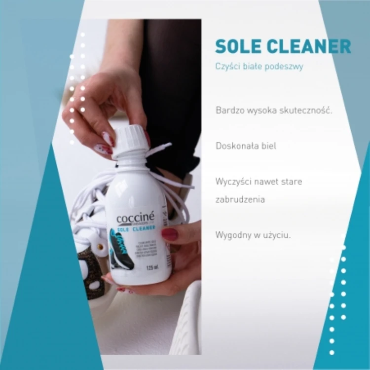 Preparat do czyszczenia białych podeszw obuwia - Cocciné Sole Cleaner 125 ml