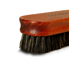 Szczotka do polerowania butów Cocciné 16 cm – ciemne naturalne włosie