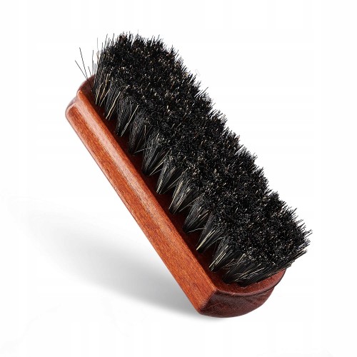 Szczotka do polerowania butów Cocciné 16 cm – ciemne naturalne włosie