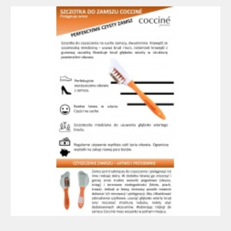 Szczoteczka do Zamszu i Nubuku – Cocciné Suede & Nubuck Brush