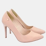 Szpilki capucino lico Zan Zara ,obcas 9,5 cm ,nosek szpic